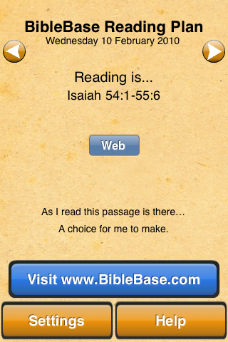 BibleBase Daily Bread